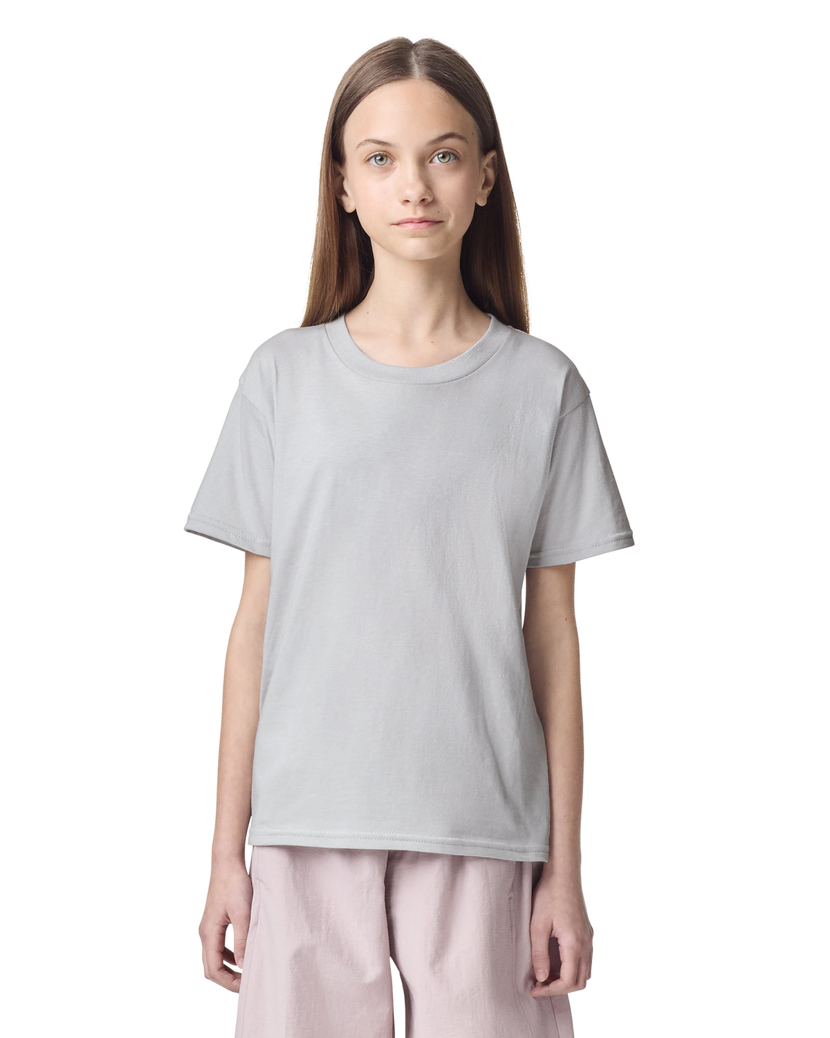 American Apparel Fine Jersey Youth T-Shirt - New Silver
