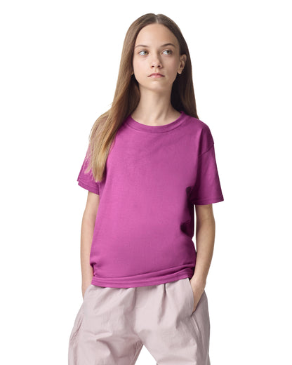 American Apparel Fine Jersey Youth T-Shirt - Super Pink