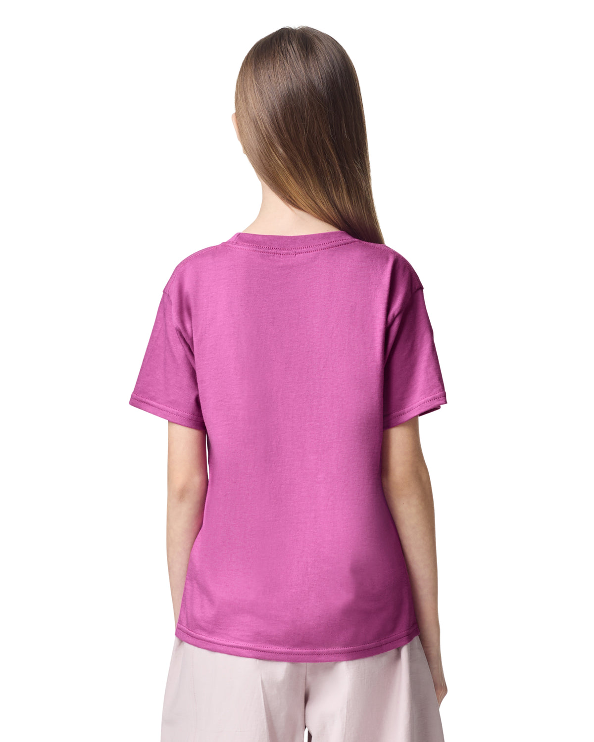 American Apparel Fine Jersey Youth T-Shirt - Super Pink