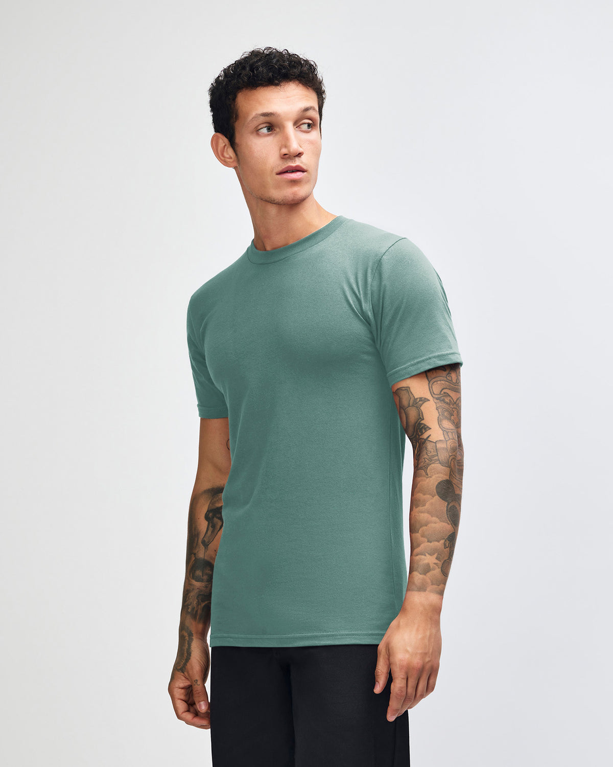 American Apparel Unisex Fine Jersey Short Sleeve T-Shirt - Arctic