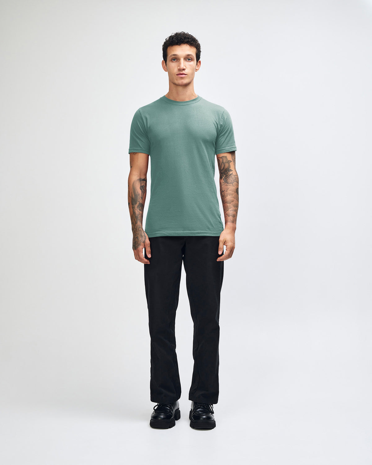 American Apparel Unisex Fine Jersey Short Sleeve T-Shirt - Arctic