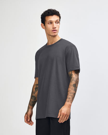 American Apparel Unisex Fine Jersey Short Sleeve T-Shirt - Asphalt