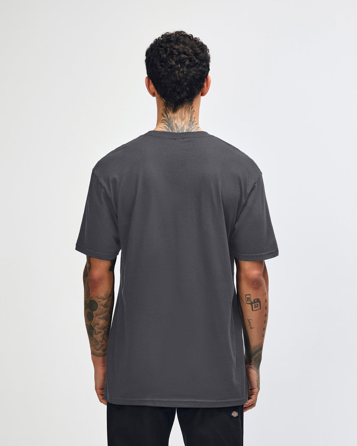 American Apparel Unisex Fine Jersey Short Sleeve T-Shirt - Asphalt