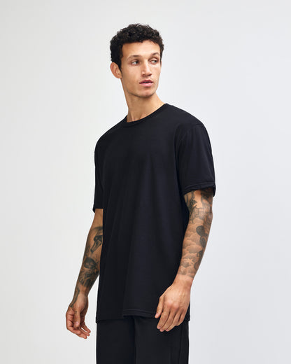 American Apparel Unisex Fine Jersey Short Sleeve T-Shirt - Black