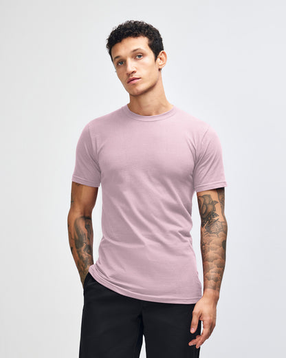 American Apparel Unisex Fine Jersey Short Sleeve T-Shirt - Blush