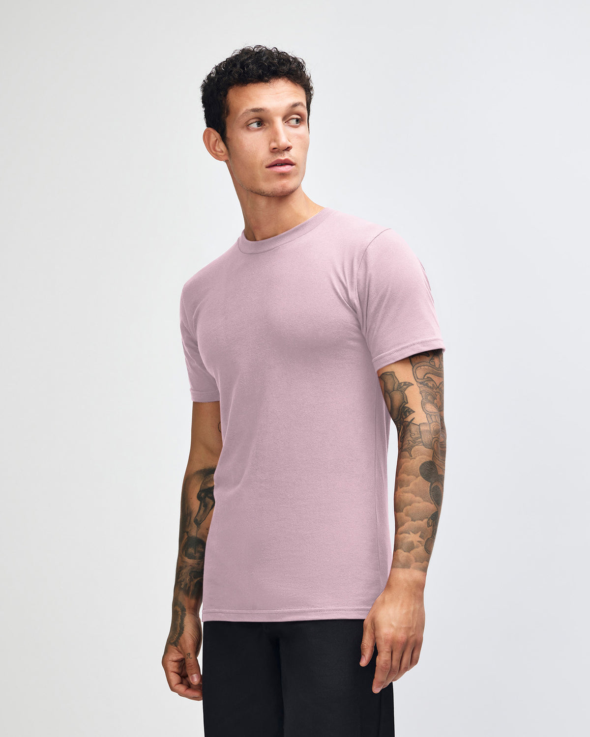 American Apparel Unisex Fine Jersey Short Sleeve T-Shirt - Blush