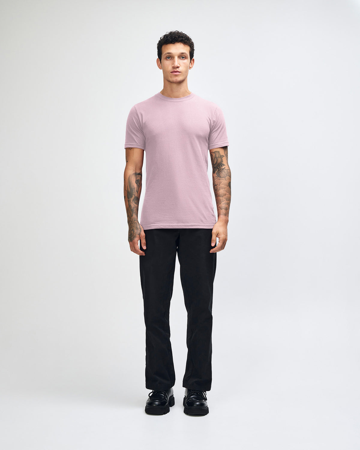 American Apparel Unisex Fine Jersey Short Sleeve T-Shirt - Blush