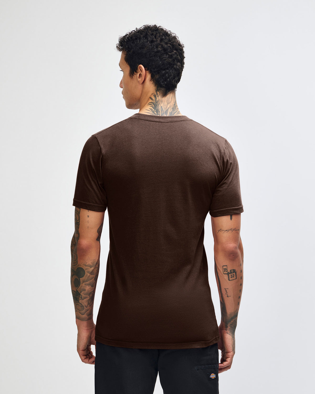 American Apparel Unisex Fine Jersey Short Sleeve T-Shirt - Brown