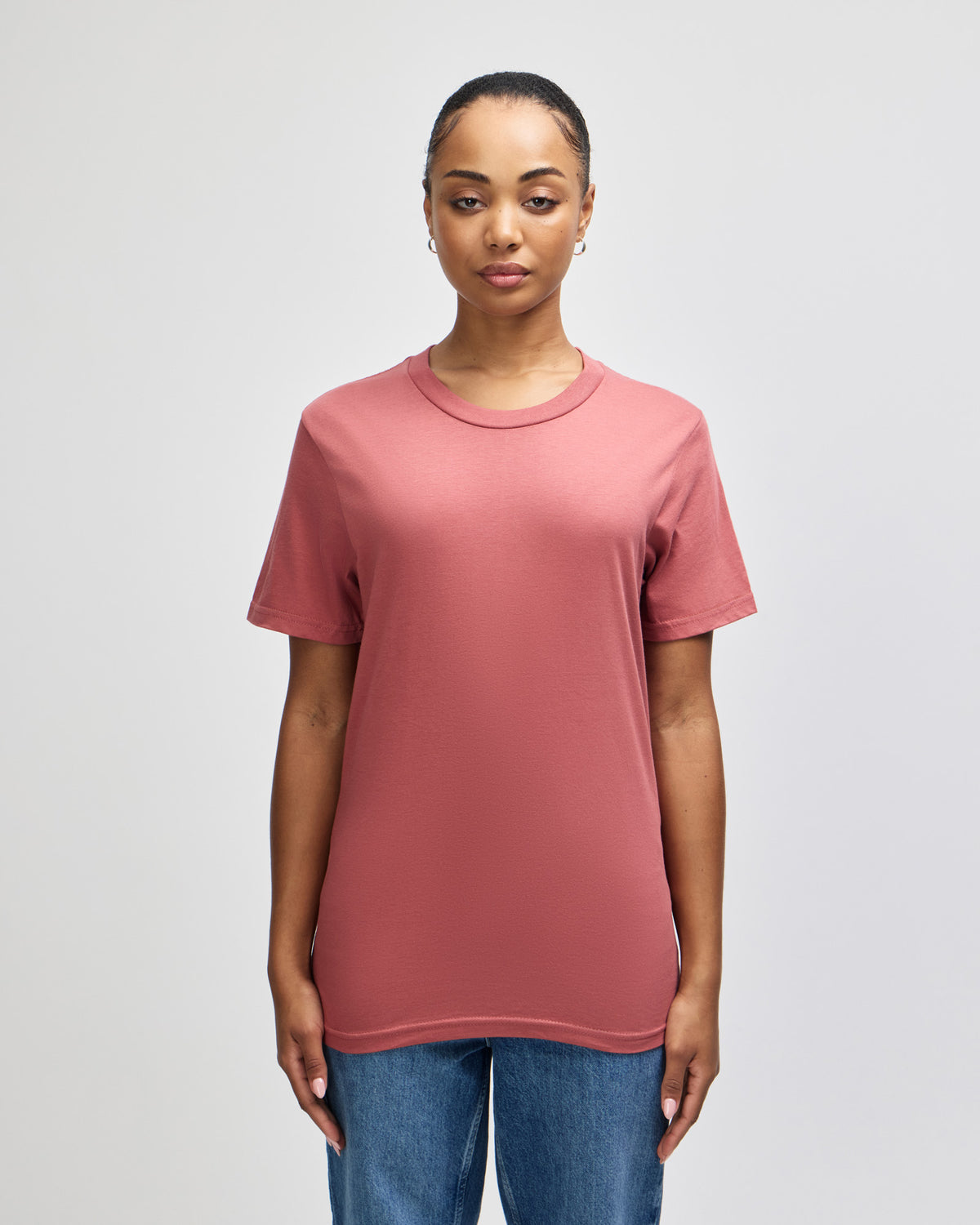 American Apparel Unisex Fine Jersey Short Sleeve T-Shirt - Canyon