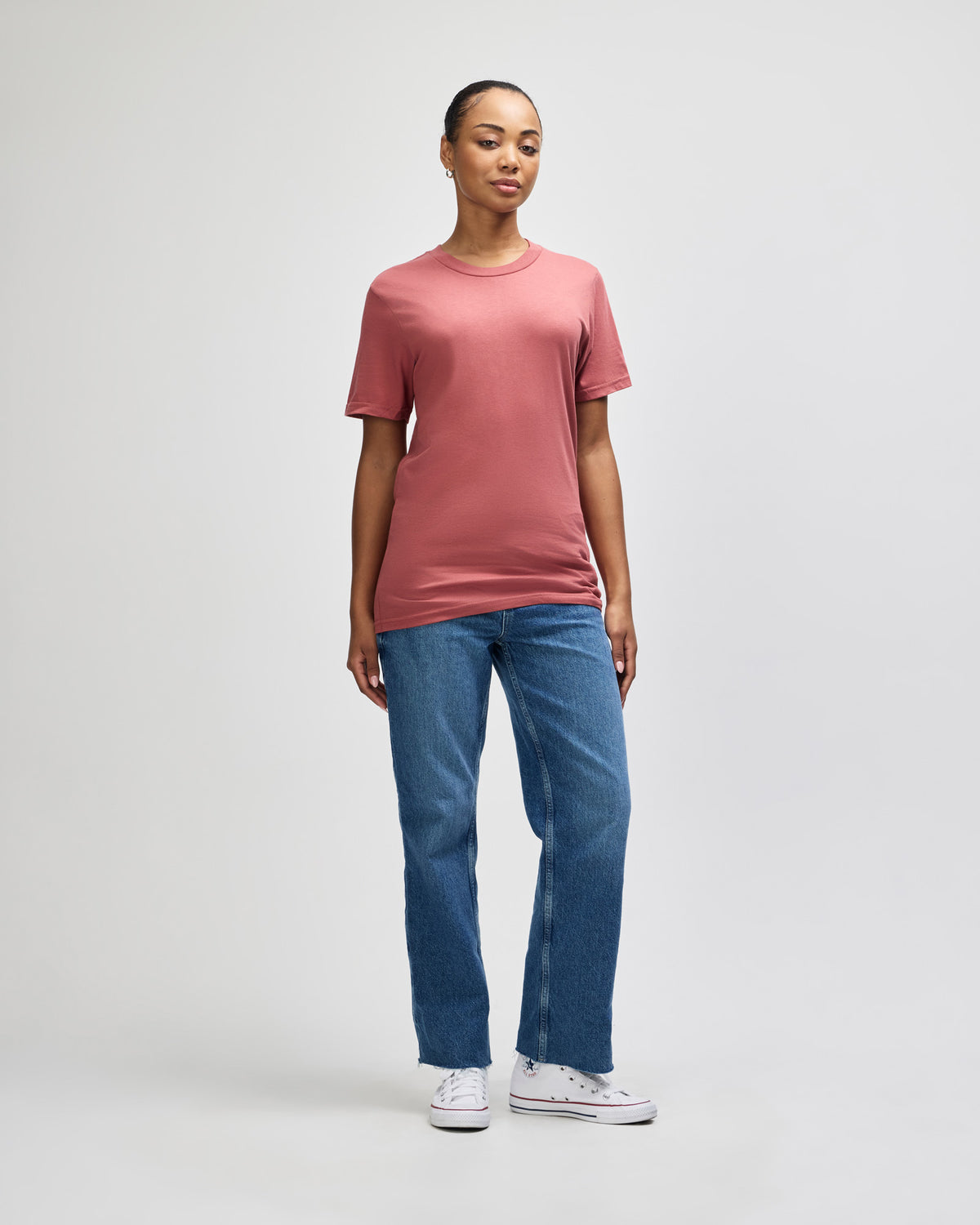 American Apparel Unisex Fine Jersey Short Sleeve T-Shirt - Canyon