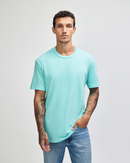 American Apparel Unisex Fine Jersey Short Sleeve T-Shirt - Celadon