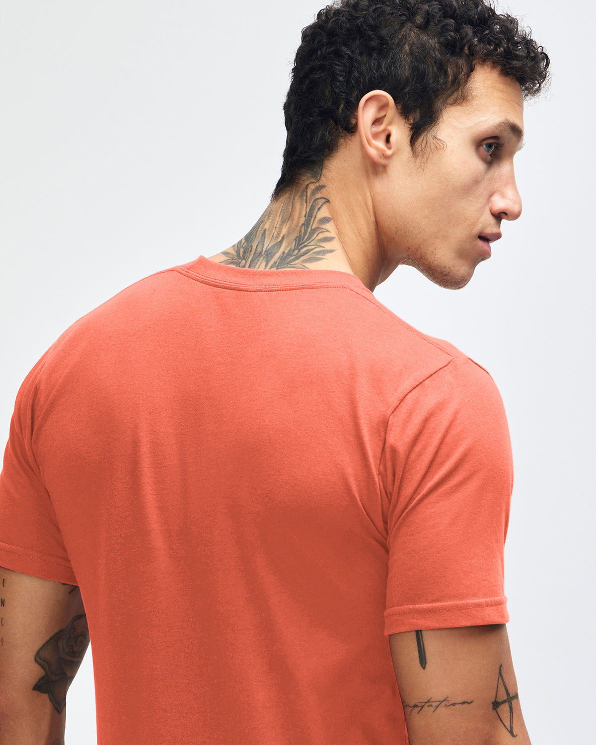 American Apparel Unisex Fine Jersey Short Sleeve T-Shirt - Coral