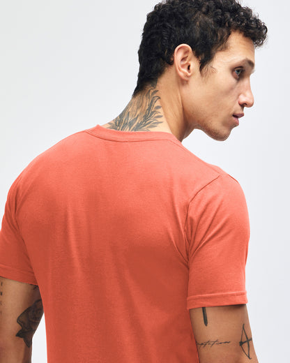 American Apparel Unisex Fine Jersey Short Sleeve T-Shirt - Coral