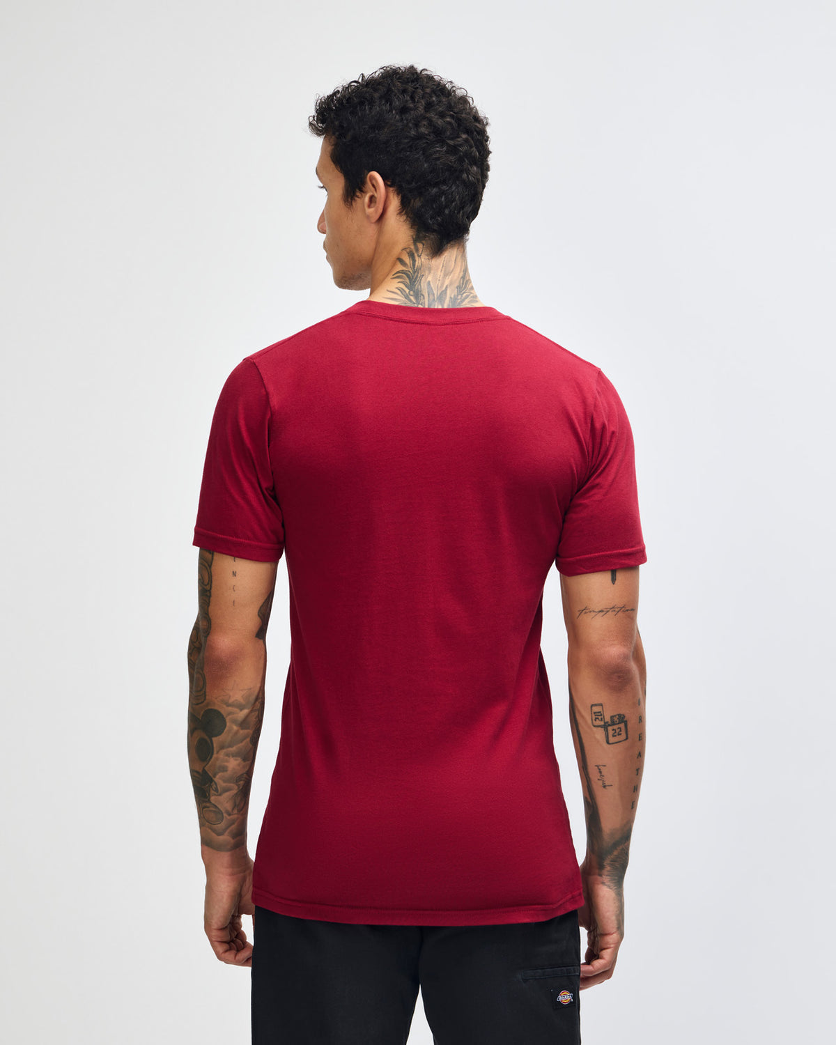 American Apparel Unisex Fine Jersey Short Sleeve T-Shirt - Cranberry