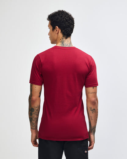 American Apparel Unisex Fine Jersey Short Sleeve T-Shirt - Cranberry