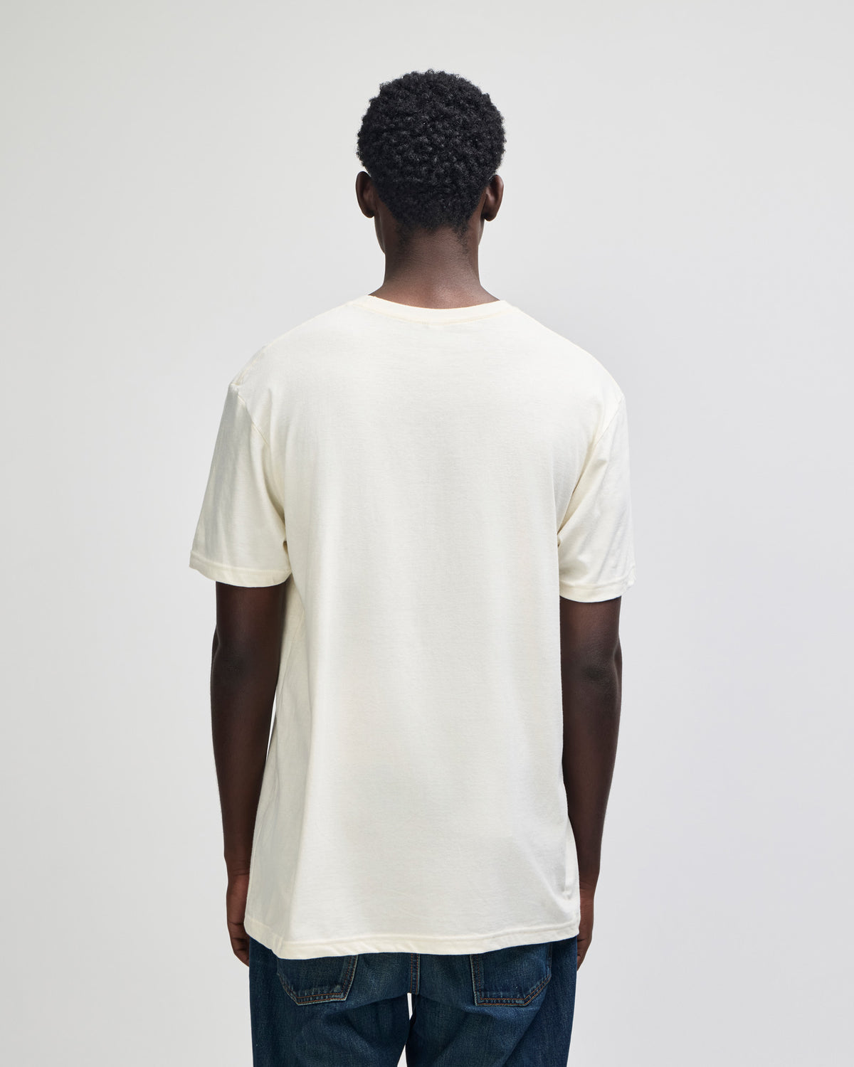 American Apparel Unisex Fine Jersey Short Sleeve T-Shirt - Cream