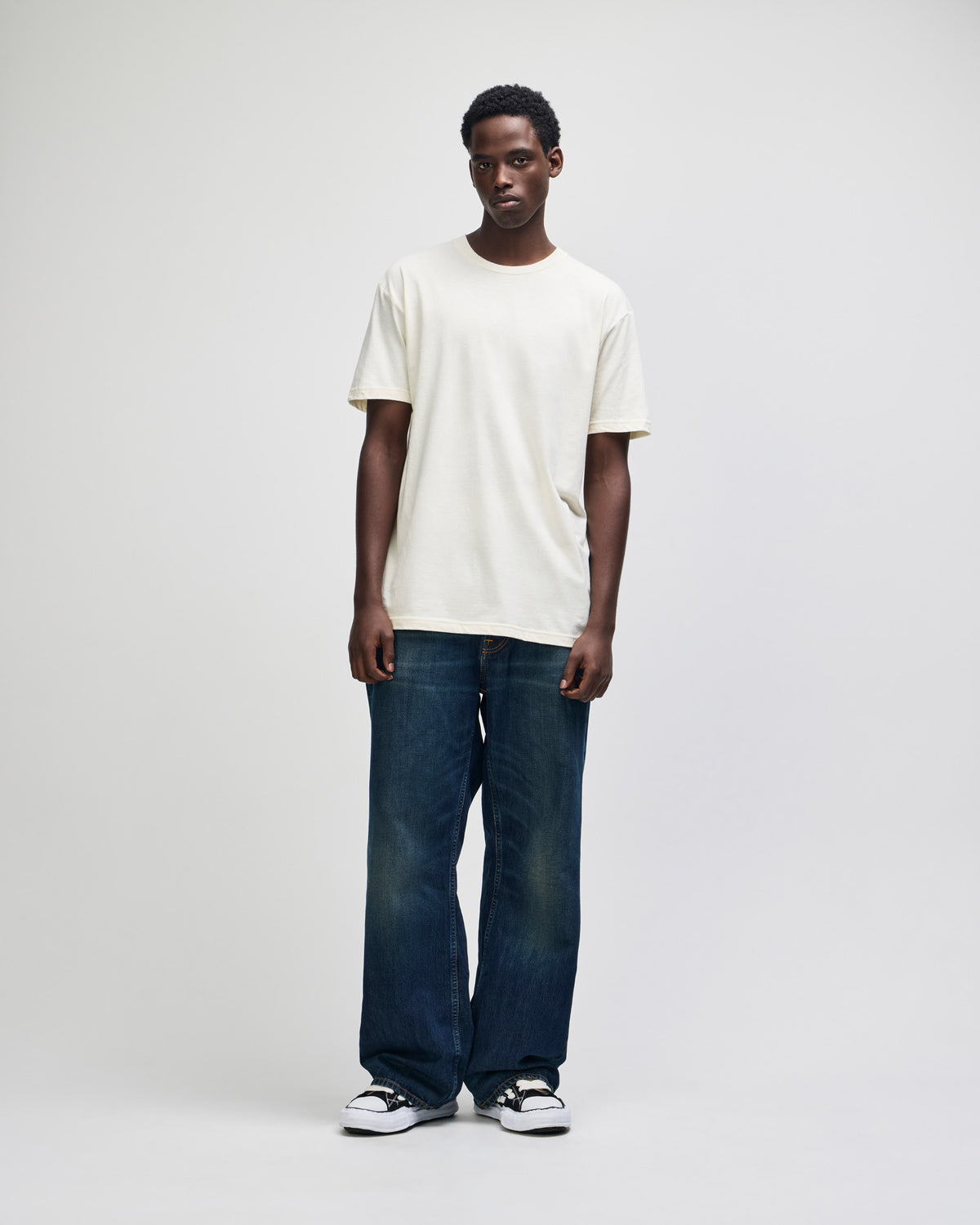 American Apparel Unisex Fine Jersey Short Sleeve T-Shirt - Cream