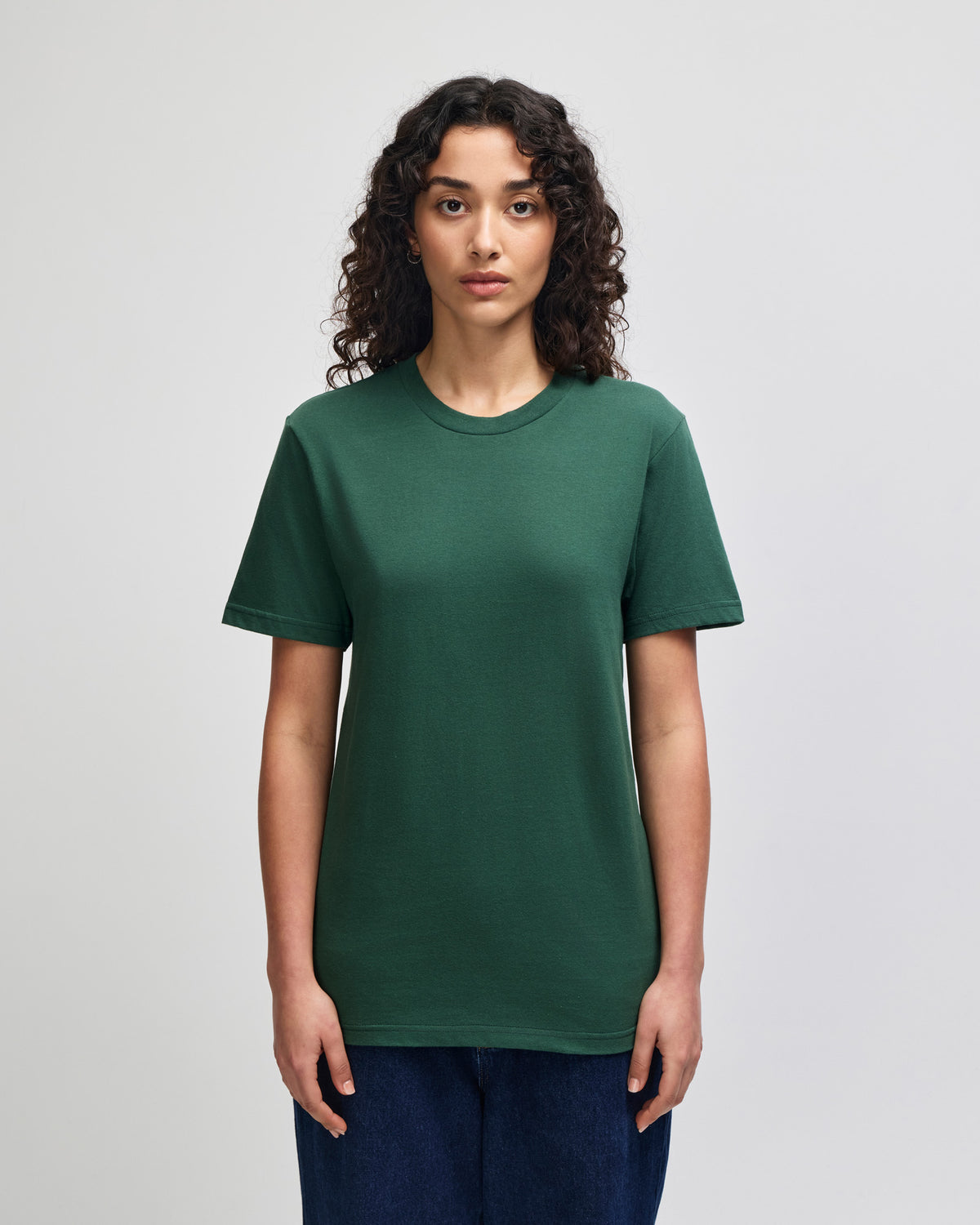 American Apparel Unisex Fine Jersey Short Sleeve T-Shirt - Forest