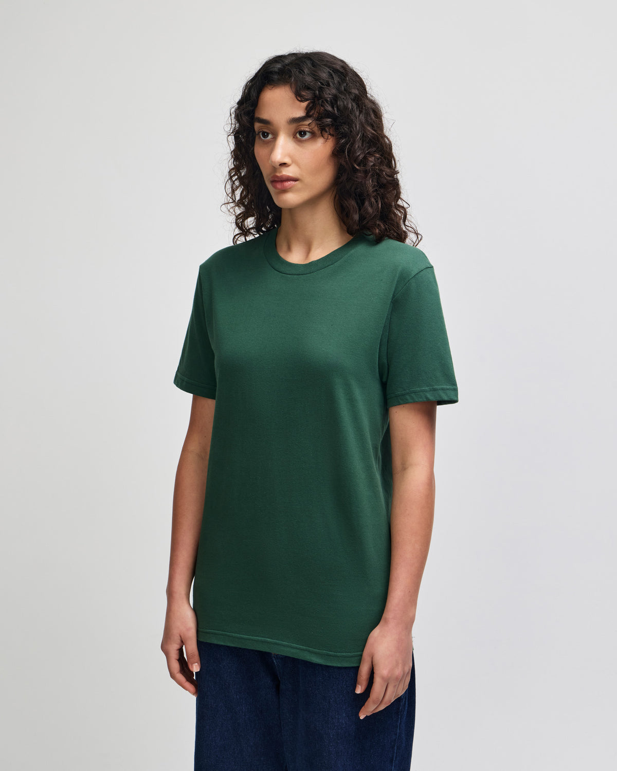 American Apparel Unisex Fine Jersey Short Sleeve T-Shirt - Forest
