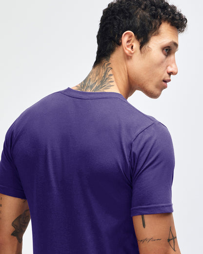 American Apparel Unisex Fine Jersey Short Sleeve T-Shirt - Grape