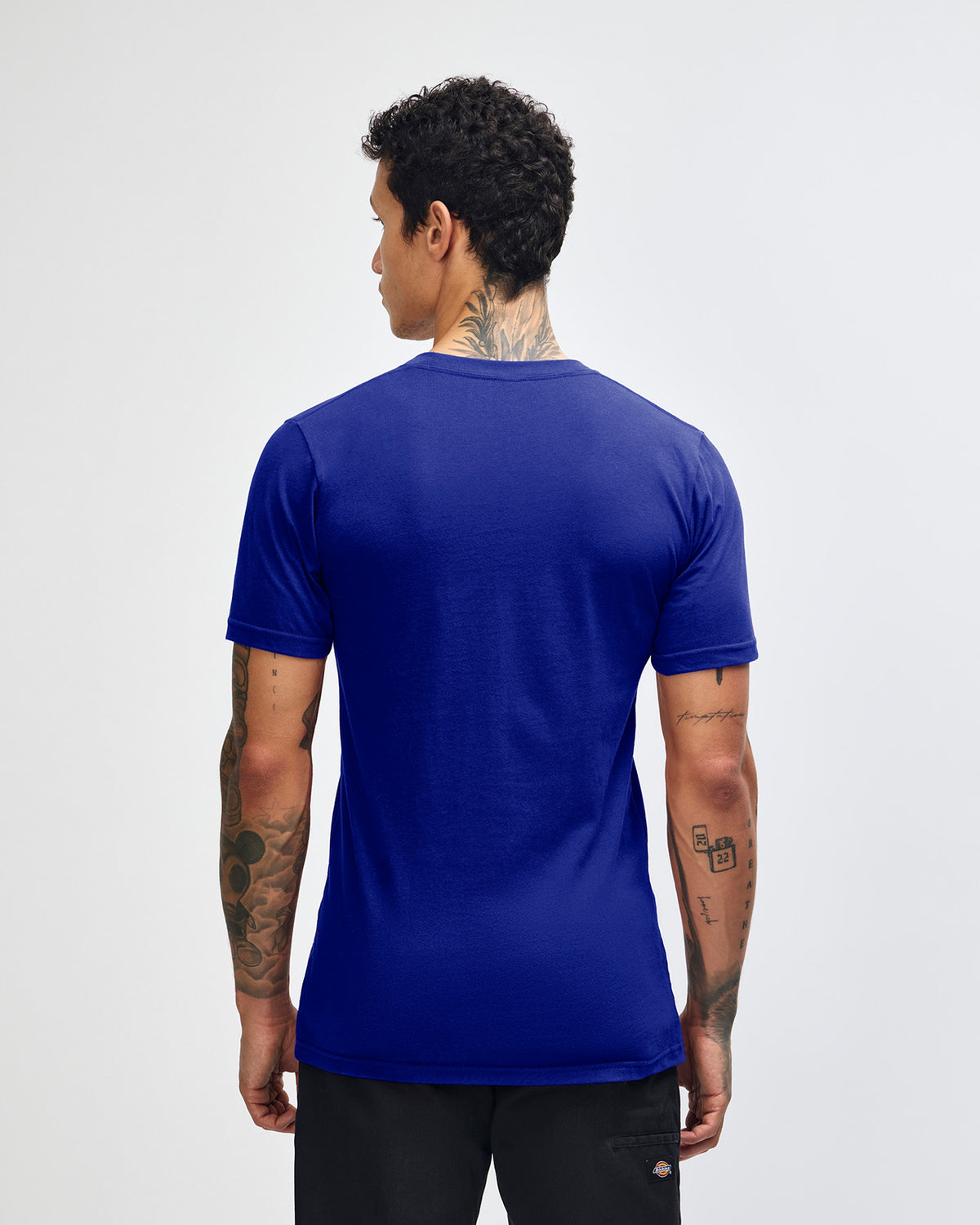 American Apparel Unisex Fine Jersey Short Sleeve T-Shirt - Lapis