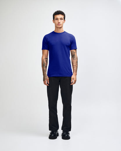 American Apparel Unisex Fine Jersey Short Sleeve T-Shirt - Lapis