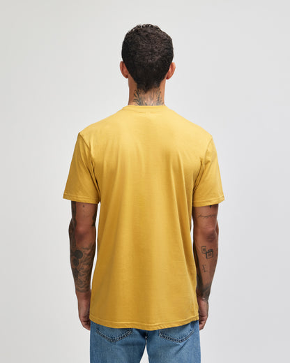 American Apparel Unisex Fine Jersey Short Sleeve T-Shirt - Mustard