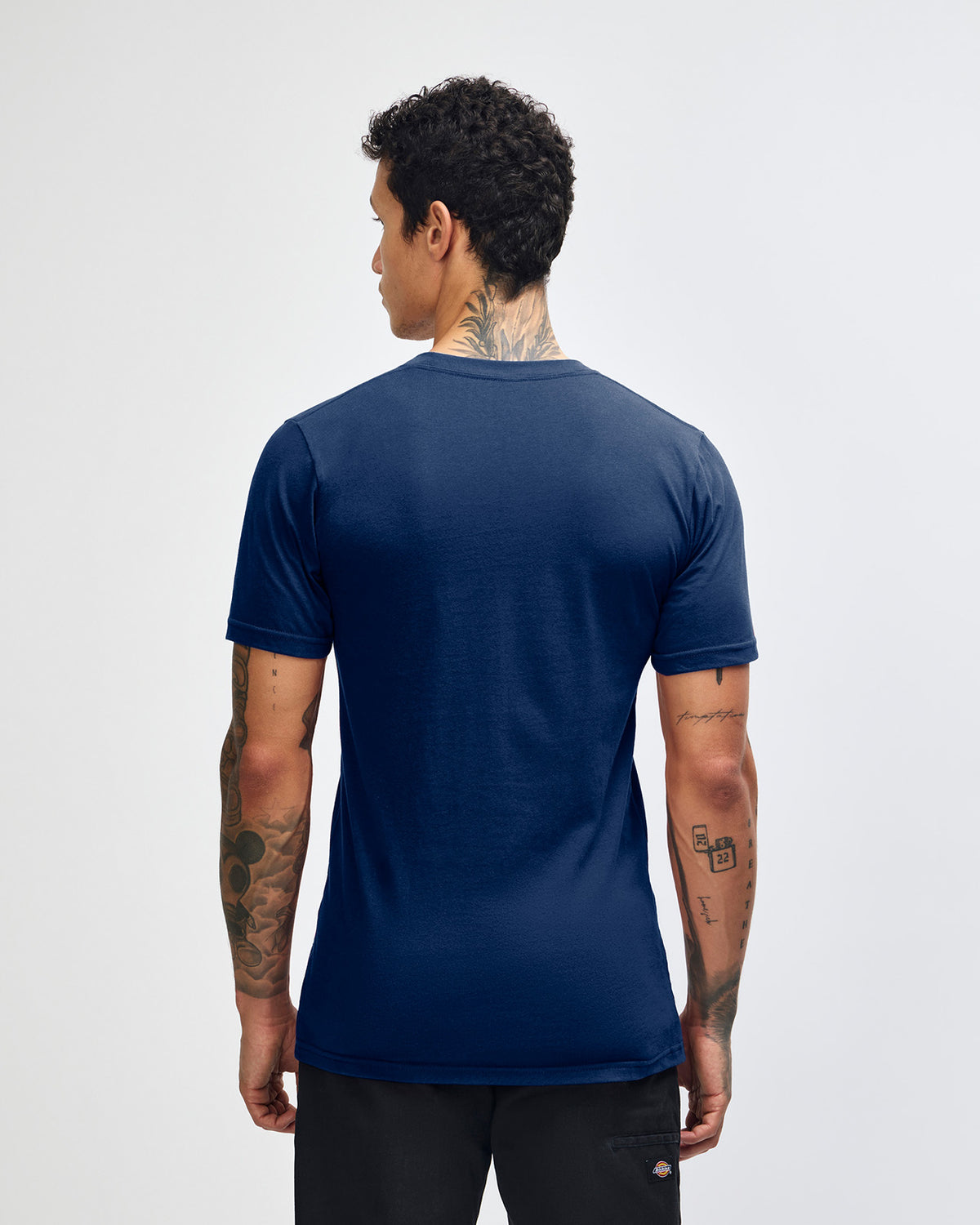 American Apparel Unisex Fine Jersey Short Sleeve T-Shirt - Navy