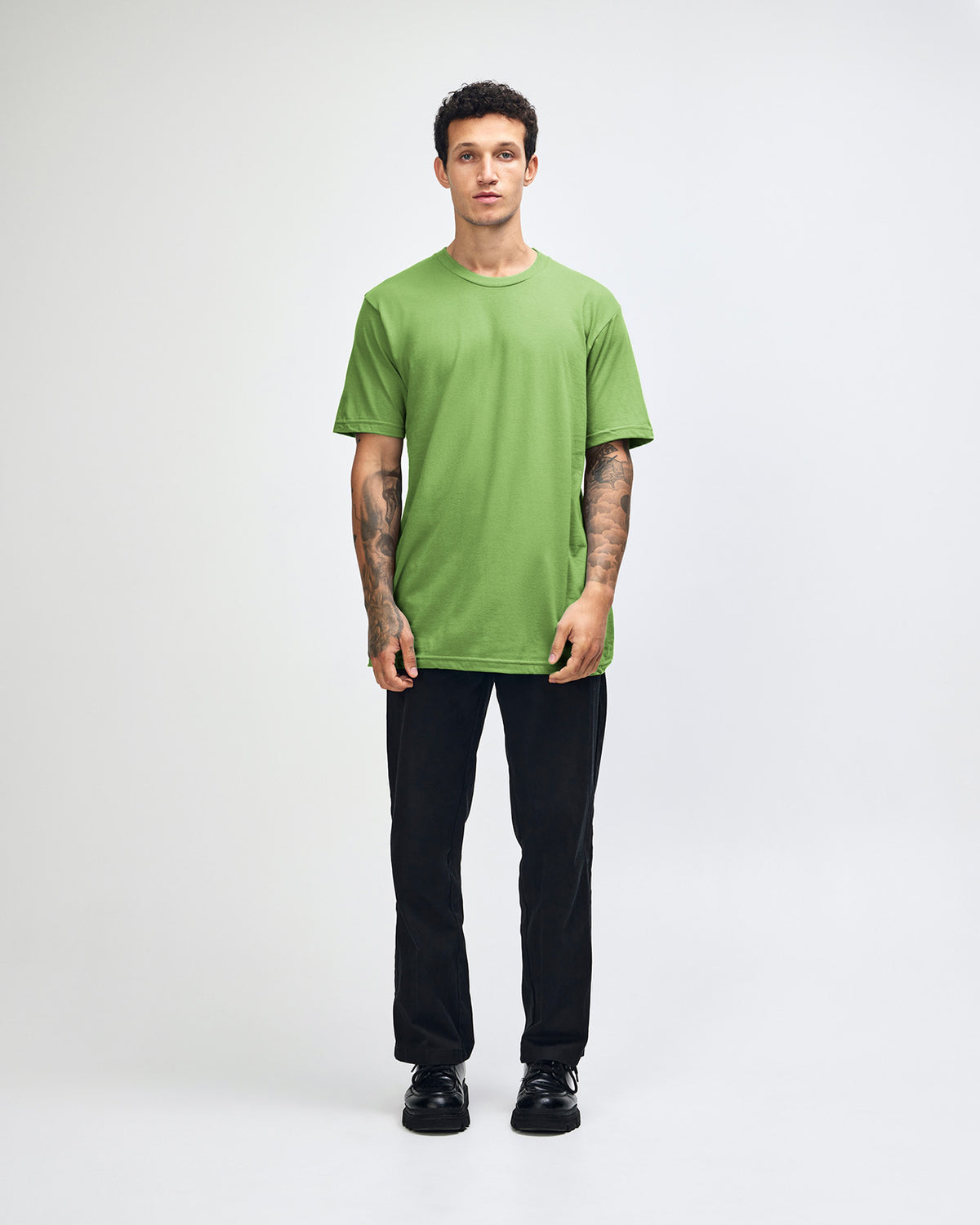 American Apparel Unisex Fine Jersey Short Sleeve T-Shirt - Nephrite