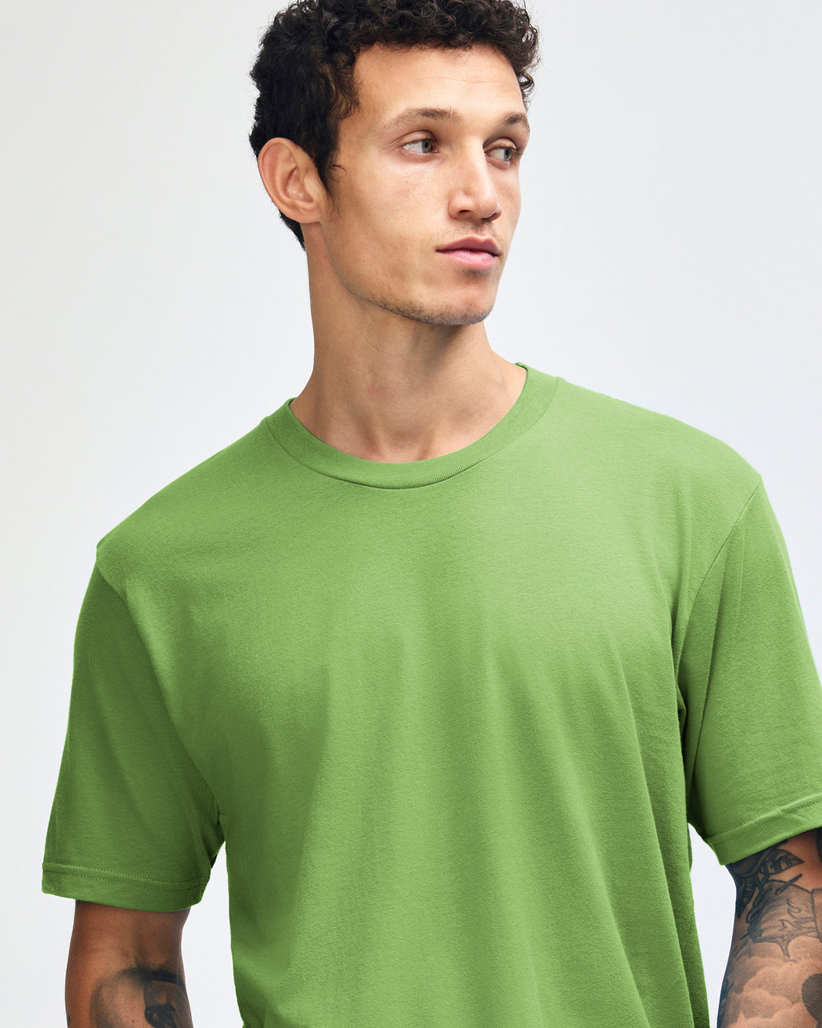 American Apparel Unisex Fine Jersey Short Sleeve T-Shirt - Nephrite