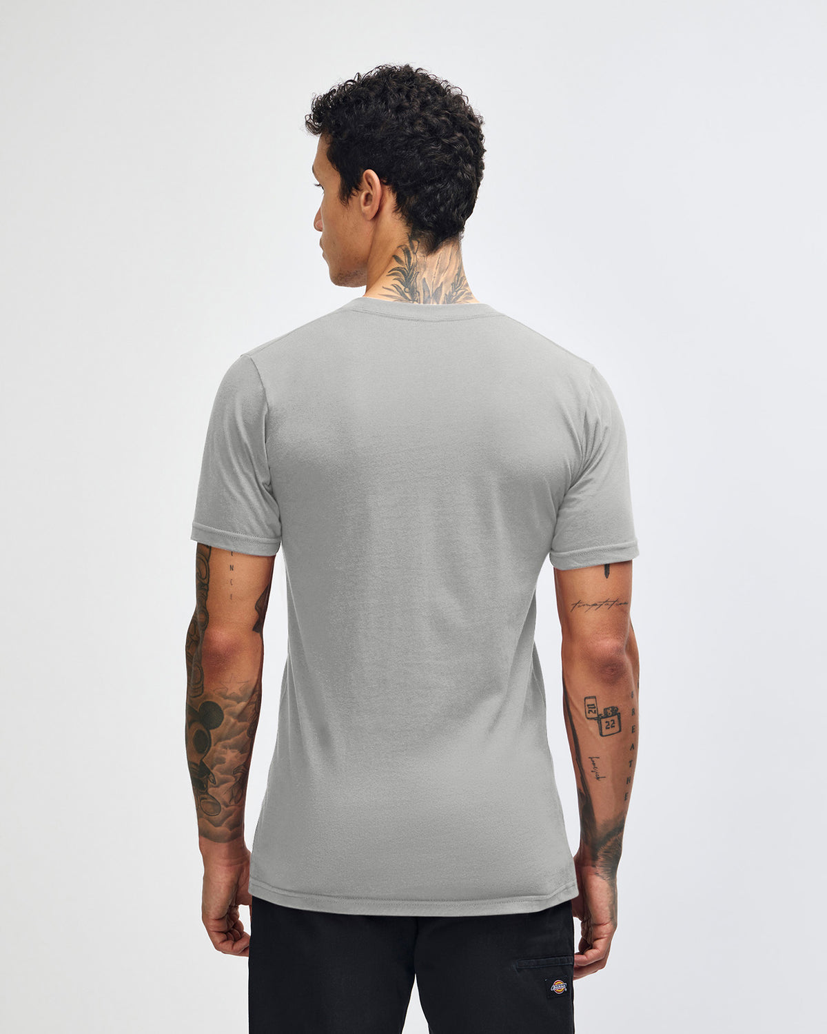 American Apparel Unisex Fine Jersey Short Sleeve T-Shirt - New Silver