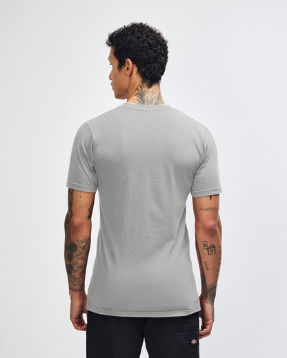 American Apparel Unisex Fine Jersey Short Sleeve T-Shirt - New Silver