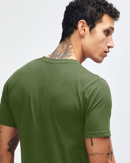 American Apparel Unisex Fine Jersey Short Sleeve T-Shirt - Olive
