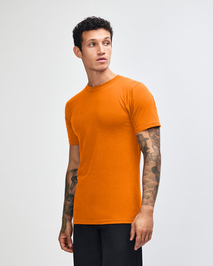American Apparel Unisex Fine Jersey Short Sleeve T-Shirt - Orange