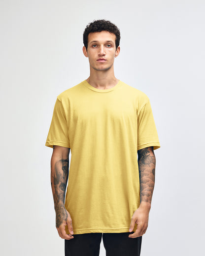 American Apparel Unisex Fine Jersey Short Sleeve T-Shirt - Panna Cotta