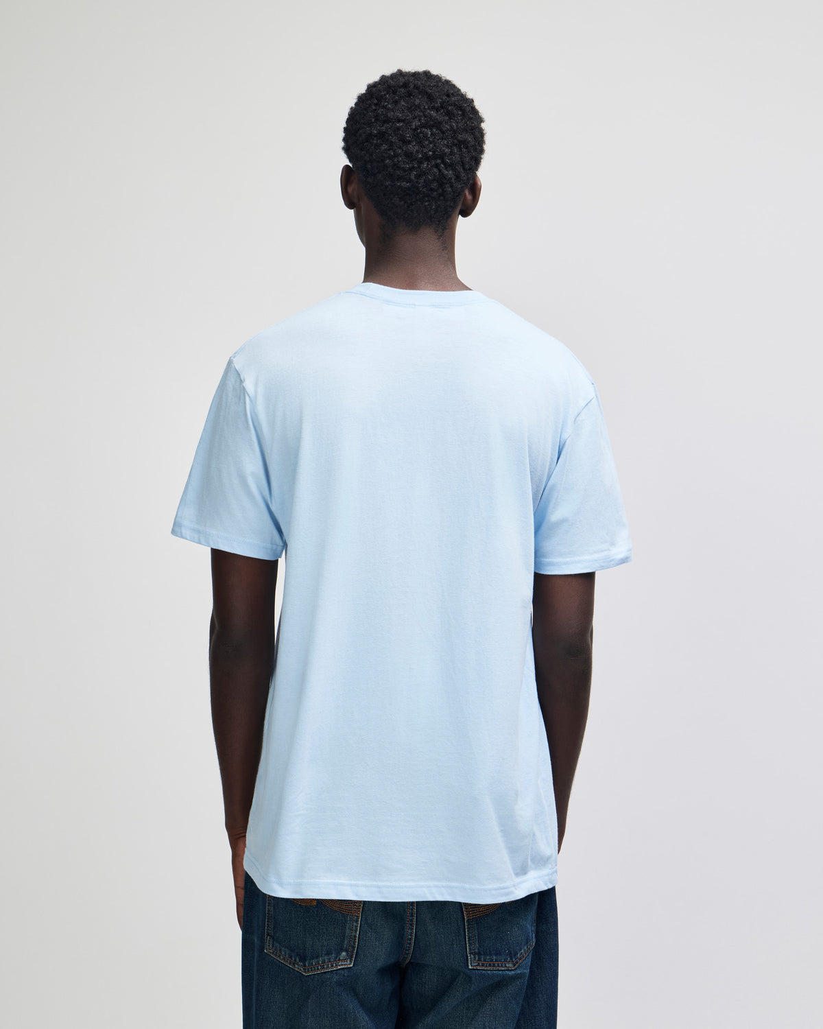 American Apparel Unisex Fine Jersey Short Sleeve T-Shirt - Powder Blue