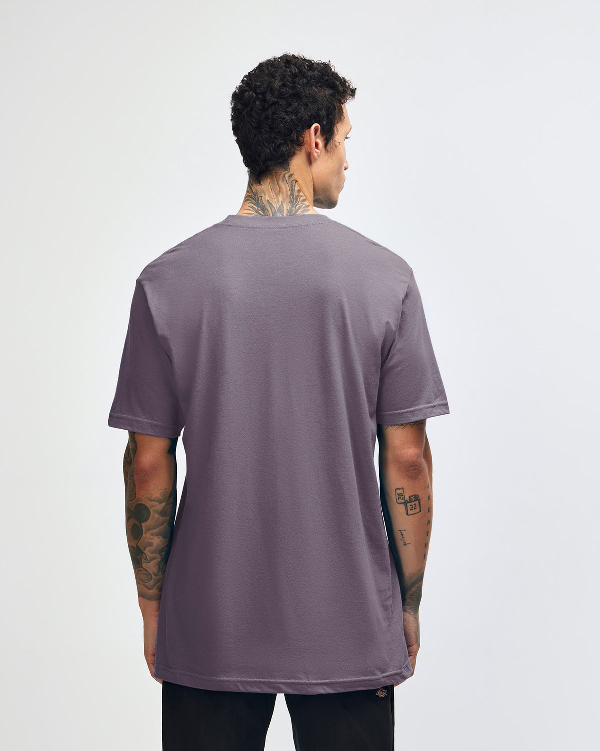 American Apparel Unisex Fine Jersey Short Sleeve T-Shirt - Smokey Violet