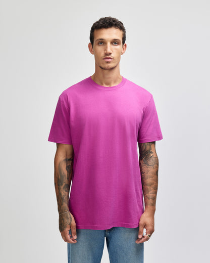 American Apparel Unisex Fine Jersey Short Sleeve T-Shirt - Super Pink
