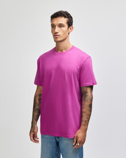 American Apparel Unisex Fine Jersey Short Sleeve T-Shirt - Super Pink