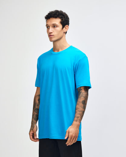 American Apparel Unisex Fine Jersey Short Sleeve T-Shirt - Teal