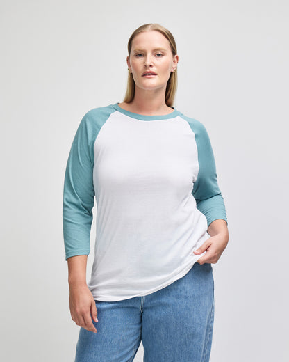 American Apparel CVC Unisex Raglan T-shirt