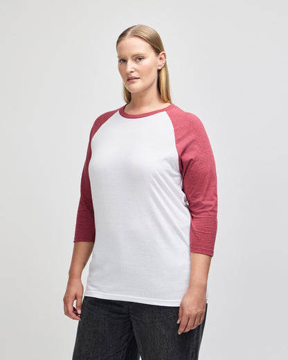American Apparel CVC Unisex Raglan T-shirt