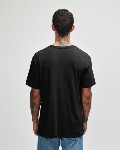 American Apparel CVC Unisex V-neck T-shirt - Black