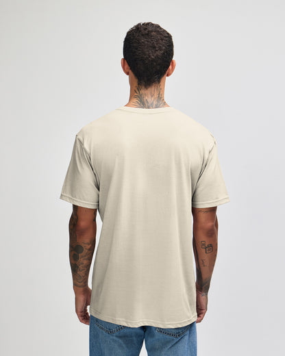 American Apparel CVC Unisex V-neck T-shirt - Heather Bone