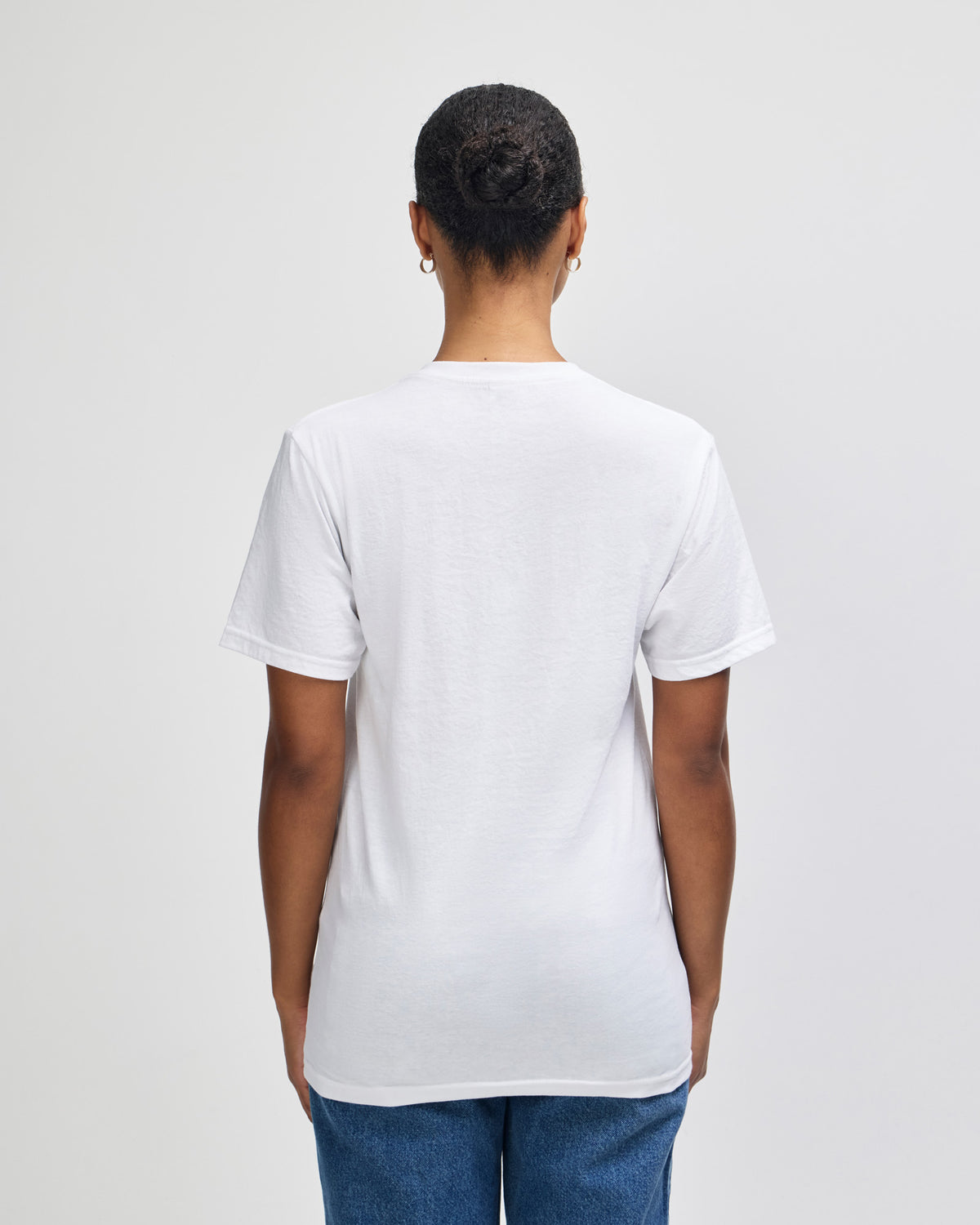 American Apparel CVC Unisex V-neck T-shirt - White