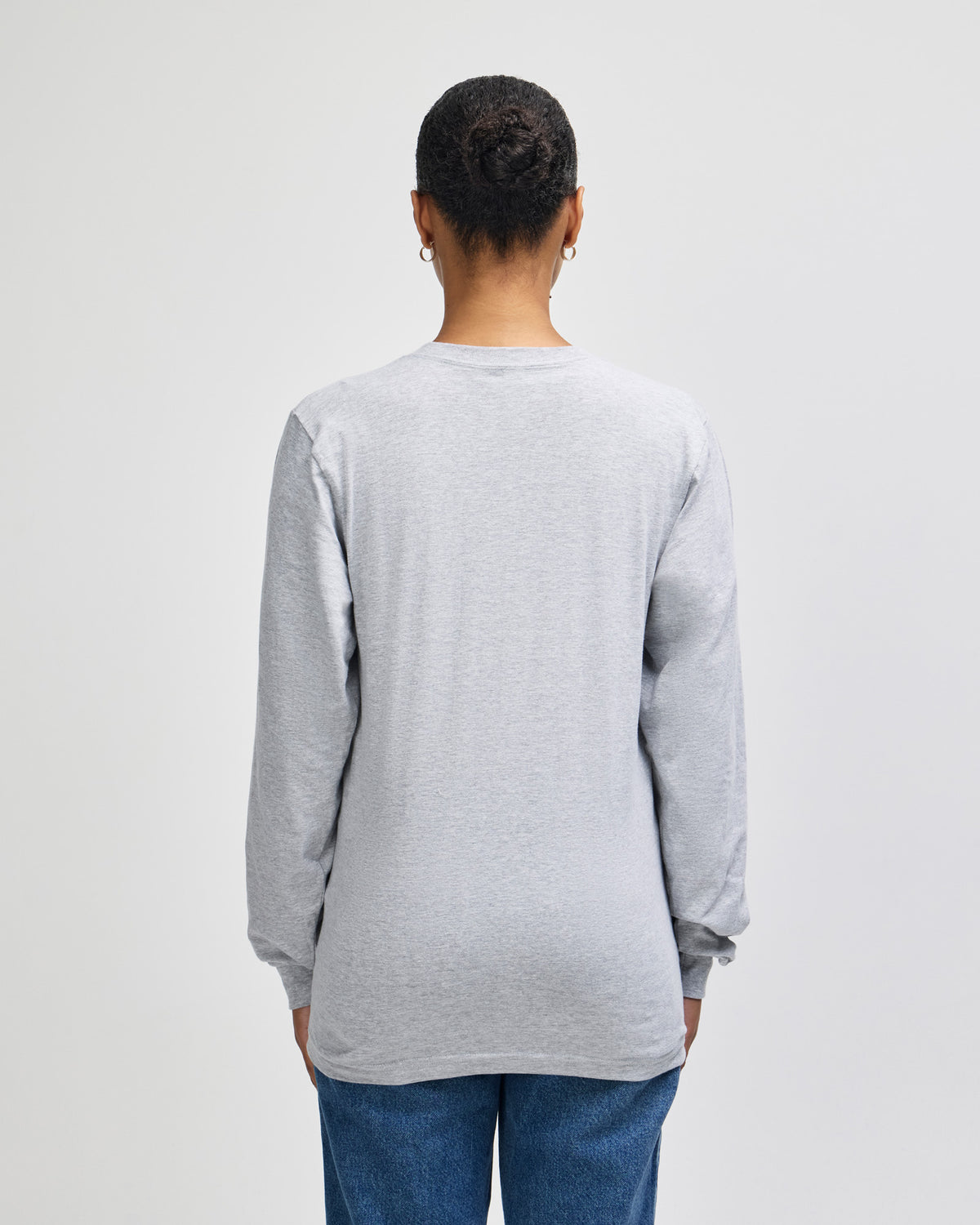 American Apparel Cotton Long Sleeve Fine Jersey T-shirt