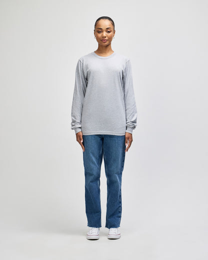 American Apparel Cotton Long Sleeve Fine Jersey T-shirt