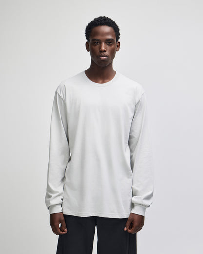American Apparel Cotton Long Sleeve Fine Jersey T-shirt - New Silver