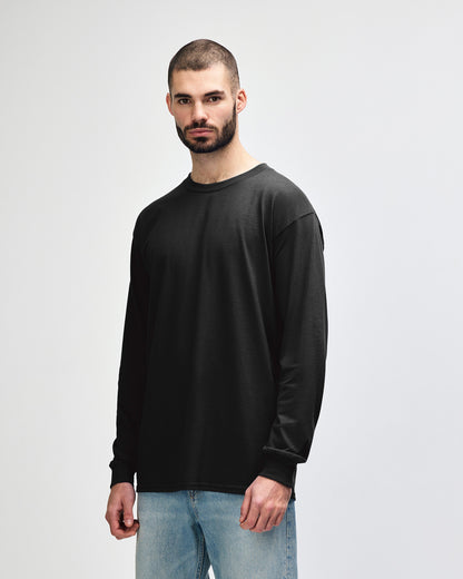 Gildan Ultra Cotton Adult Long Sleeve T-Shirt - Black