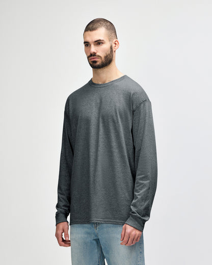 Gildan Ultra Cotton Adult Long Sleeve T-Shirt - Dark Heather